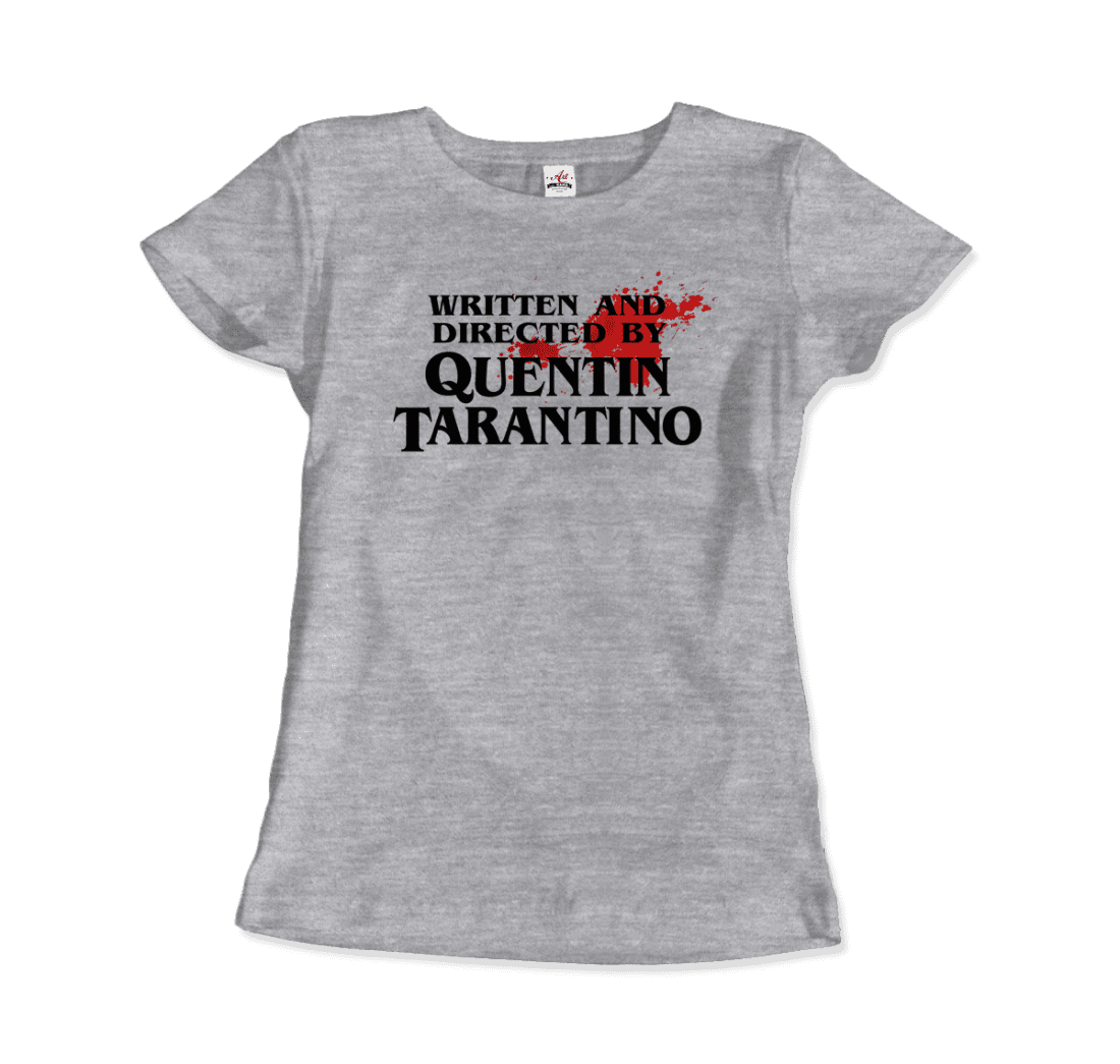 Art-O-Rama Shop - Wholesale Screen Printed T-Shirt - Women's - Written and Directed by Quentin Tarantino (Bloodstained) T-Shirt8