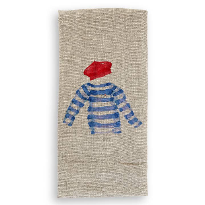 French Graffiti - Wholesale Tea Towel - French Outfit