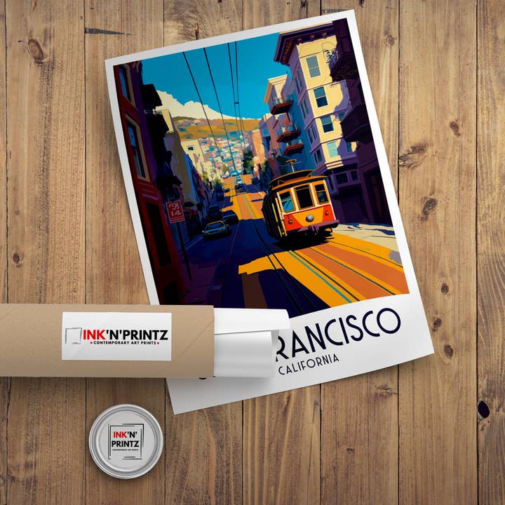 InkNPrintz – wholesale Poster – San Francisco Travel Poster8