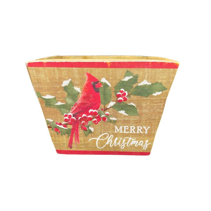 Thompson Wholesale - Wholesale Planter Box - Wood Cardinal Pots -- 24 Pack2