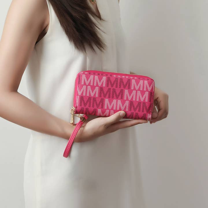 MKF Collection – Carteira - Mulher por atacado – Bolsa de Pulseira Hofstra M Signature Wallet para Mulher da Mia K18
