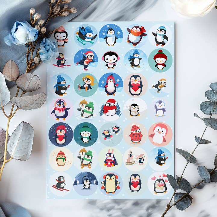 Stickervel Pinguïns voor wholesale door Sticker Varia