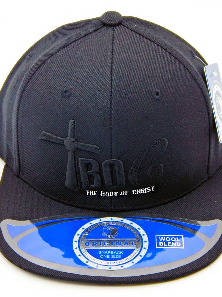 Blackout TBOC Signature Hat for wholesale by TBOC Apparel