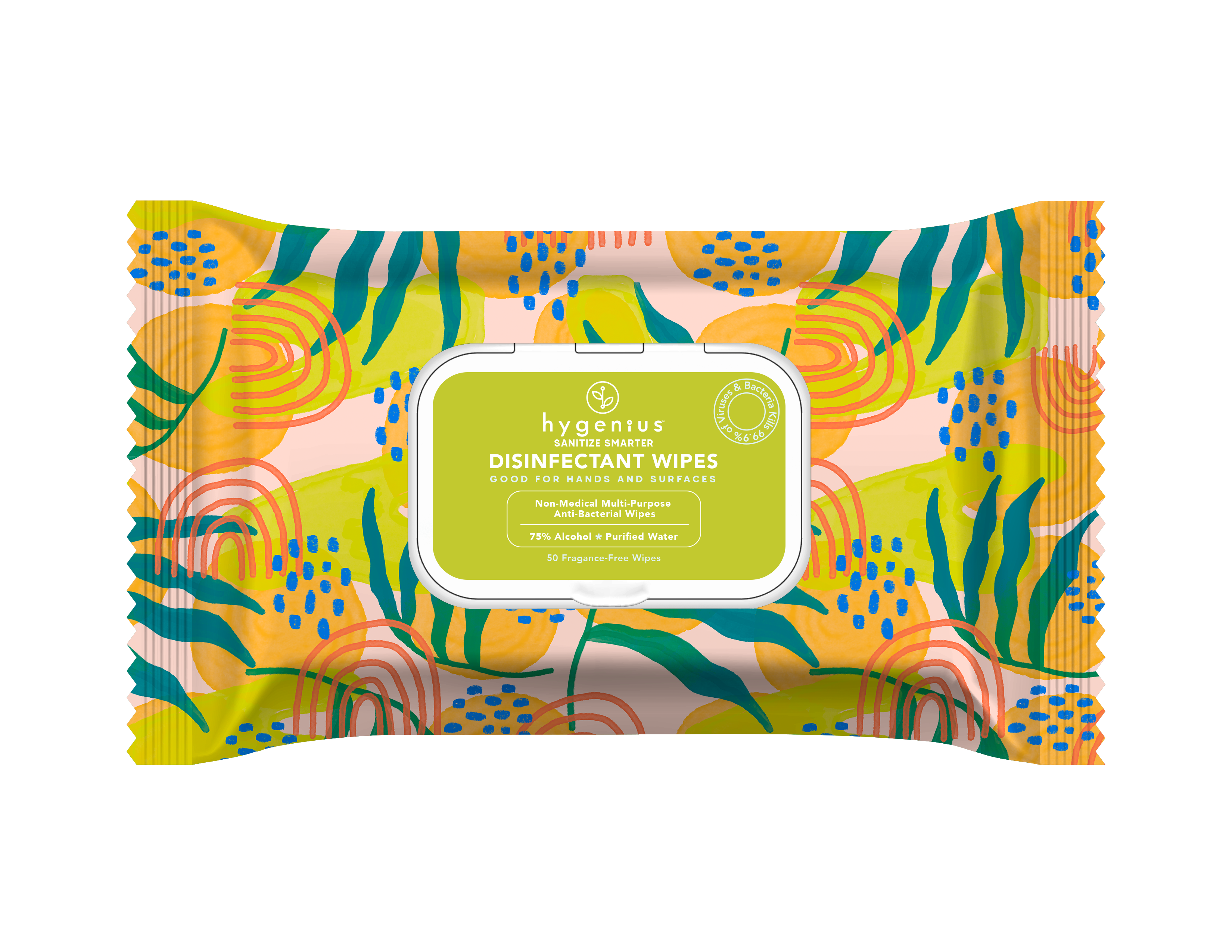 Almost Famous - Vendita all'ingrosso Salviette per viso e corpo - Salviette igienizzanti Hygenius confezione da 502