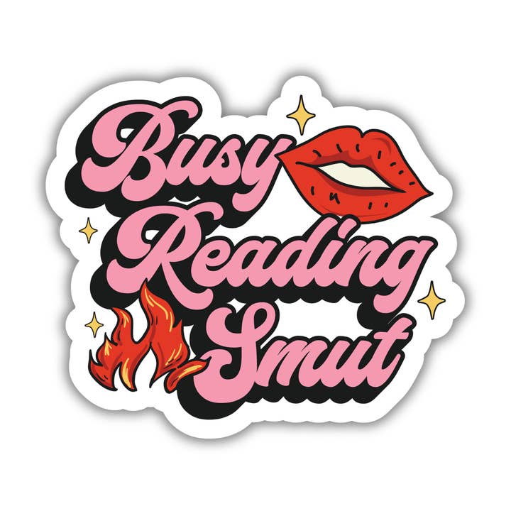Adesivo Busy Reading Smut per la vendita all'ingrosso da parte di 256 Craft Co