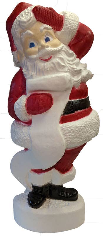 Everyday Supply Co - Wholesale Christmas Decoration - Union Products 3.5 ft. Incandescent Santa Blow Mold
