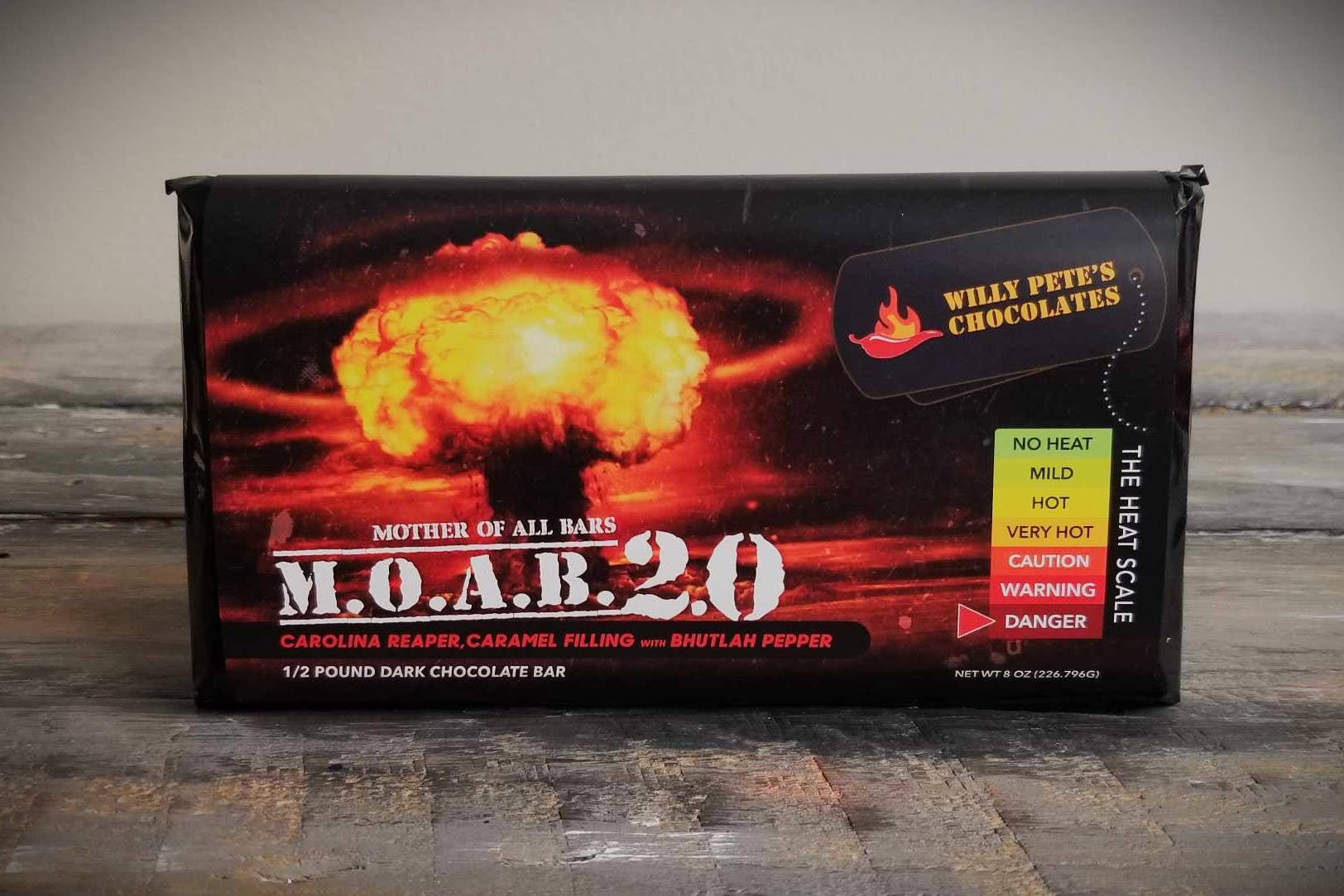 Willy Petes Chocolate Co - Vente Barre chocolatée - Tablette de chocolat noir M.O.A.B. 2.0 (Mother Of All Bars)3