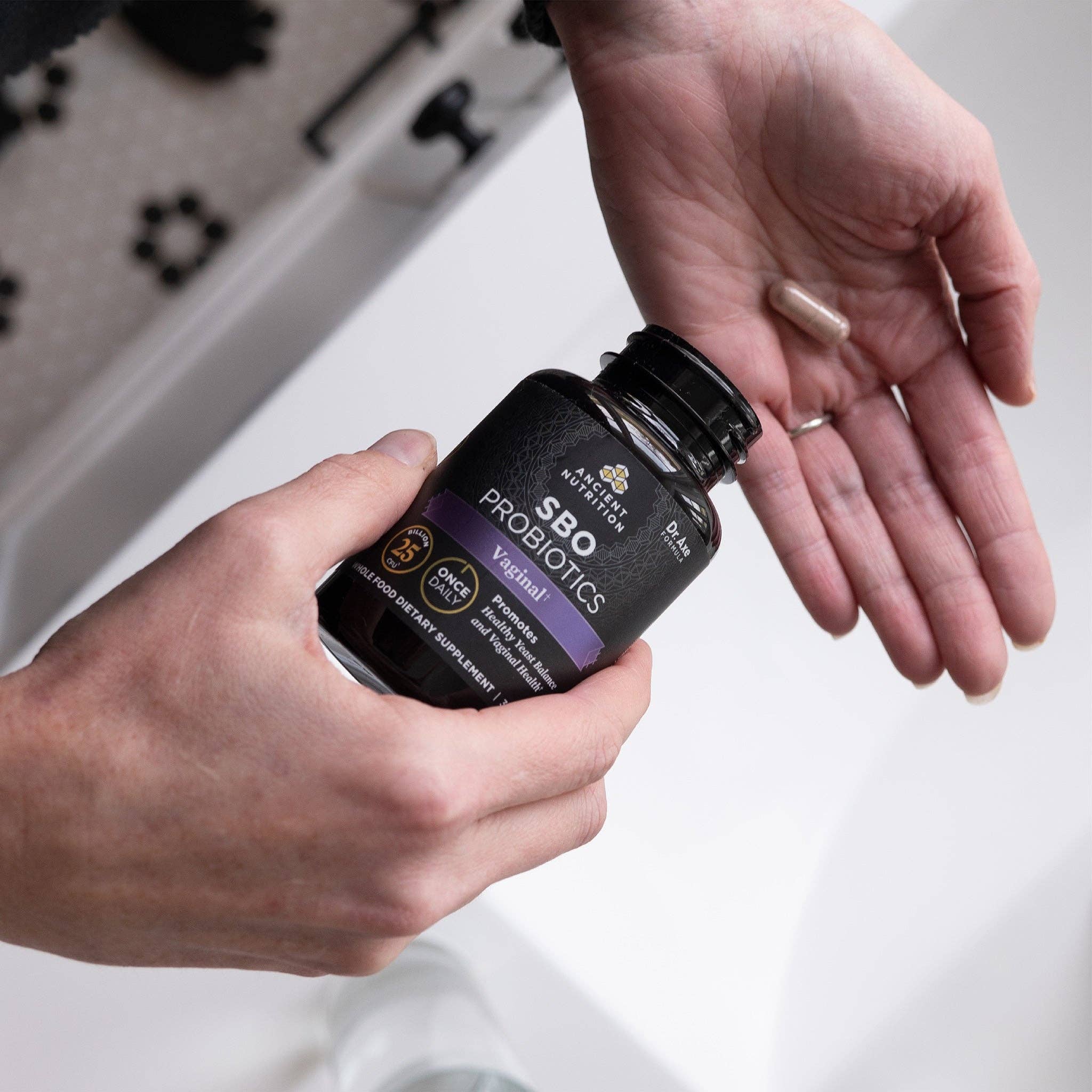 Dark Amber SBO Probiotics Vaginal Once Daily | (30 Capsules) for wholesale on Faire5