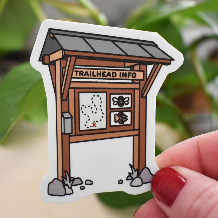Wild North Co - Wholesale Sticker - Trailhead Kiosk Sticker0