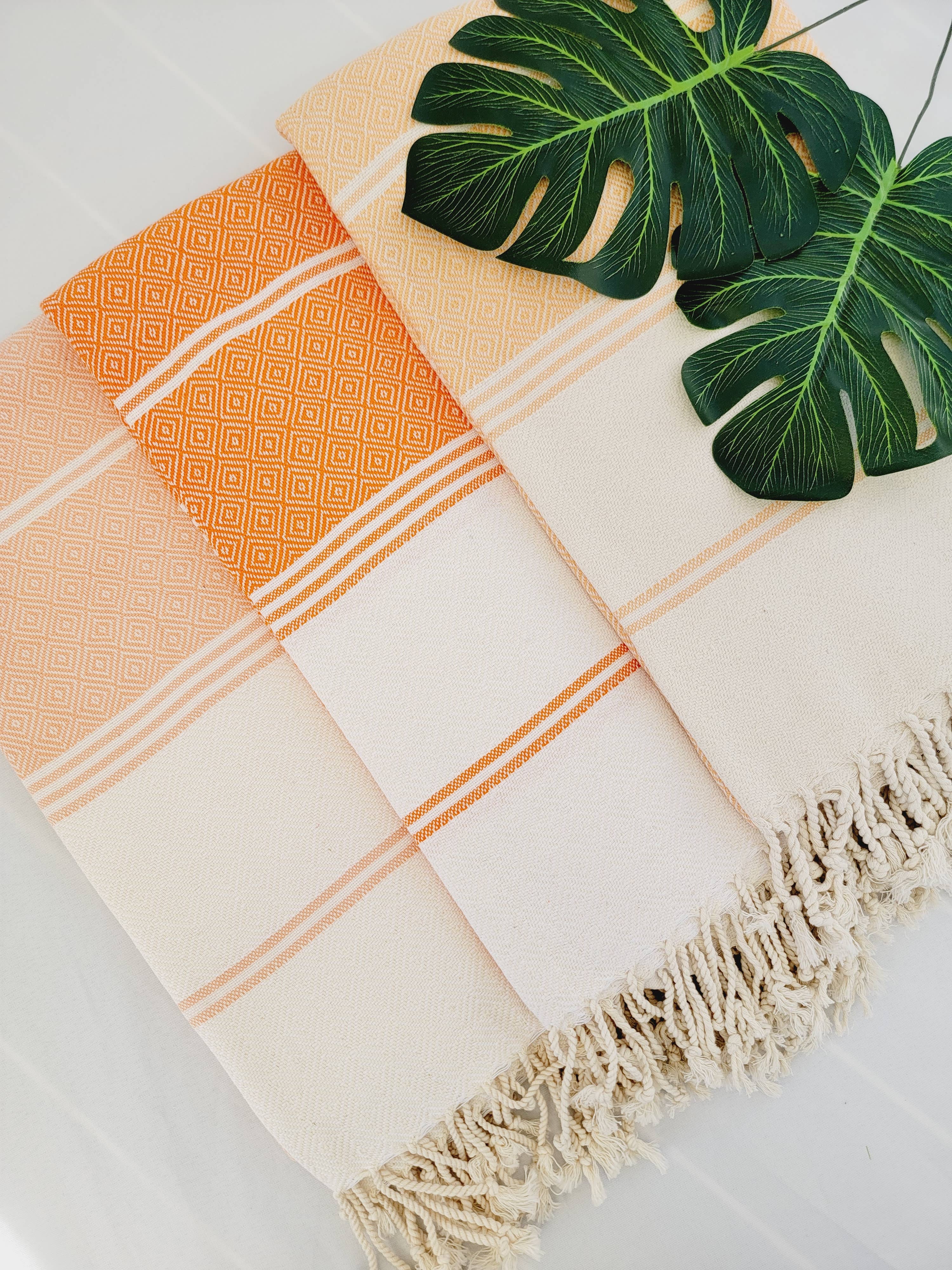 EBRU Home – Großhandel Badetuch – 10er-Set Strandtücher aus 100 % Baumwolle, gemischte Farben, Sandfrei – Diamantgewebe4