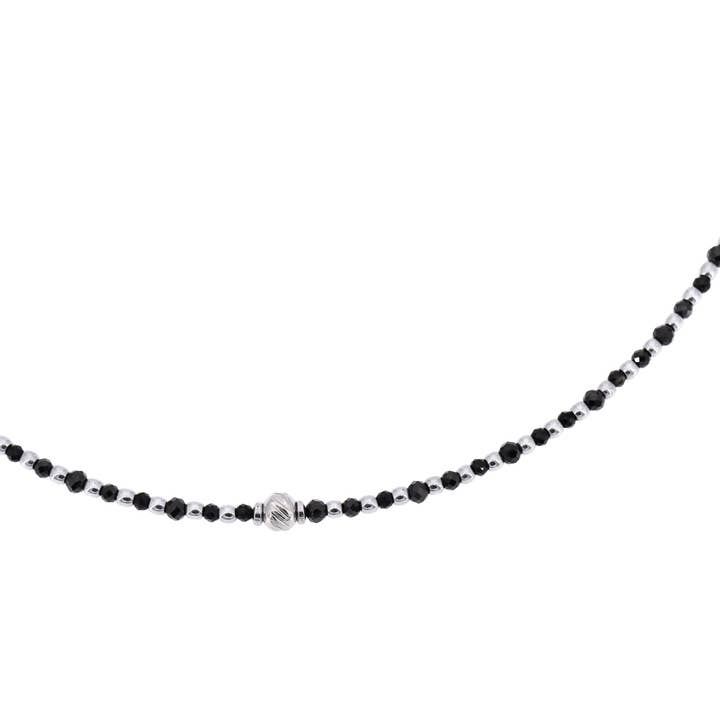 Stål halskæde med sten for engroshandel hos KLK