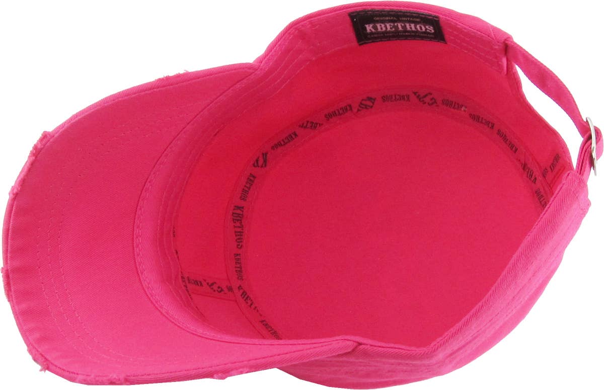 KBETHOS – wholesale Baseball cap – Men's – Distressed Army Cap (Adjustable)26