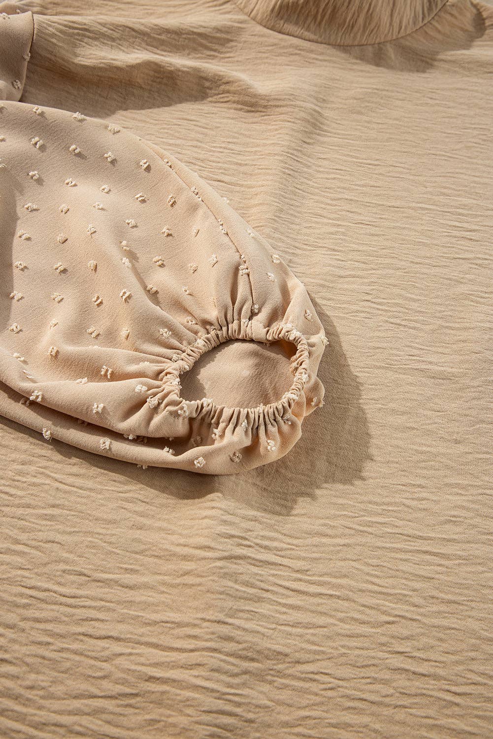 Lex Wholesale - Wholesale Blouse - Women's - Swiss Dot Balloon Sleeve Blouse3