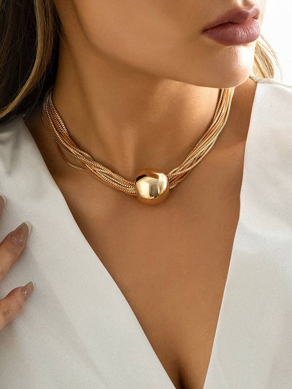Collar geométrico original y elegante para venta al por mayor de VividLux