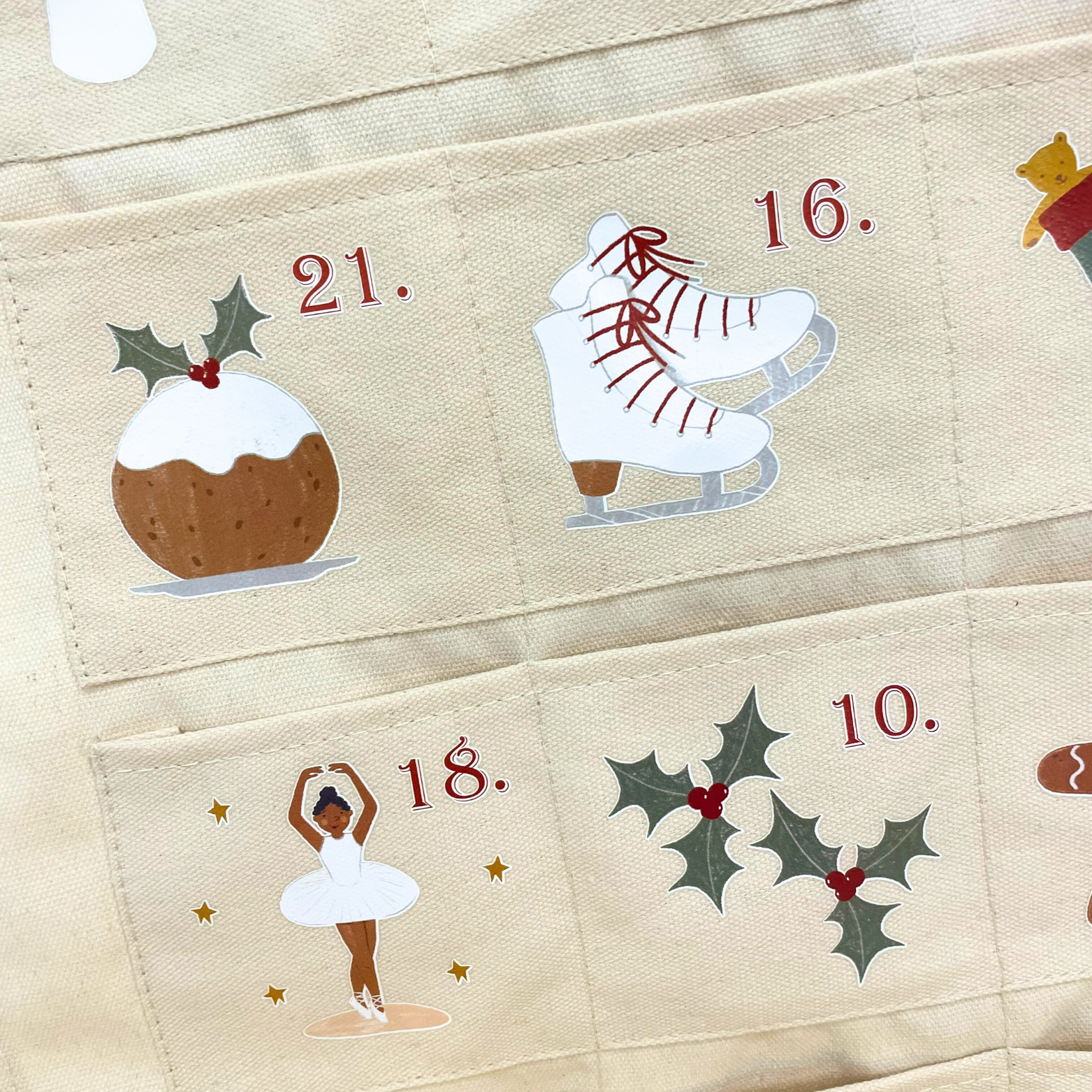 PersyBoo - Wholesale Advent Calendar - Personalised Fabric Christmas Advent Calendar - Countdown7