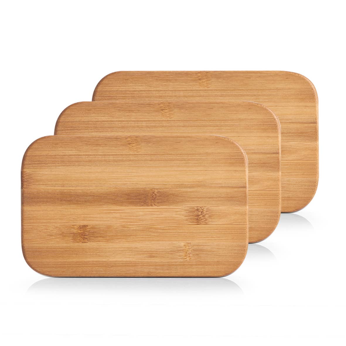 nature Cutting board set, 3-piece, bamboo for wholesale on Faire0