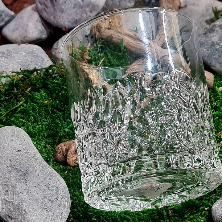 Sostraw & SmartThings - Wholesale Cocktail/Liquor Glass - Japanese Glass - Gift Box + Granite Ice Cubes + Coaster |3297