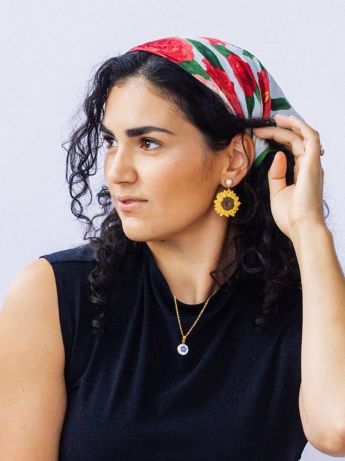 Collier Véritable Myosotis pour la vente par Daisy Lane Studio