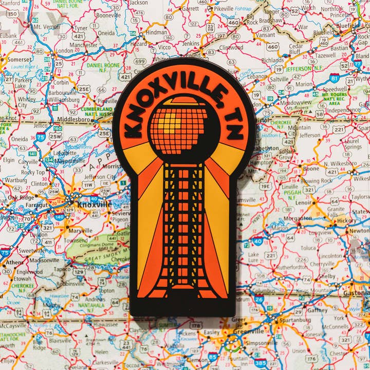 Magnete per frigorifero in PVC Knoxville per la vendita all'ingrosso da parte di Vagabond Heart