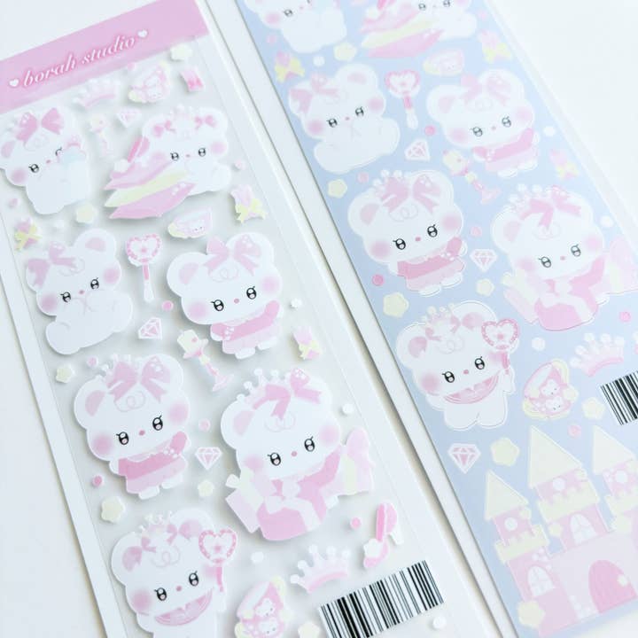 Honning er en prinsesse! Deco-klistermærke, journalklisterark for engroshandel hos Borah Studio