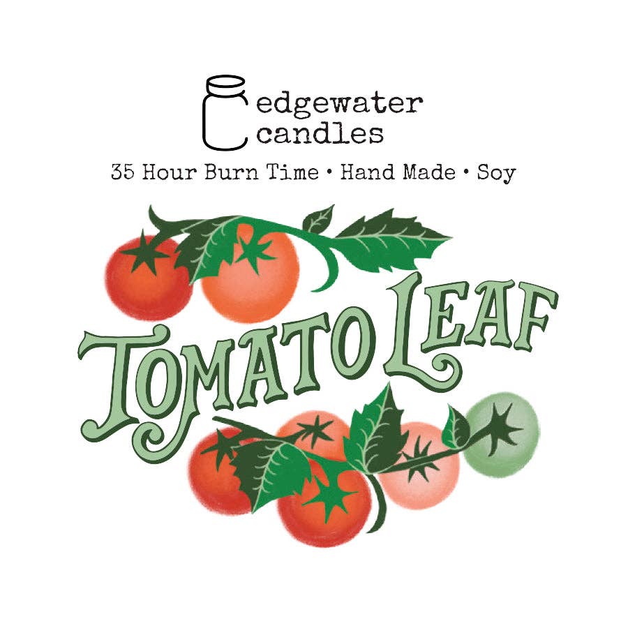 Edgewater Candles - Wholesale Travel Candles - Travel Tin - Tomato Leaf1