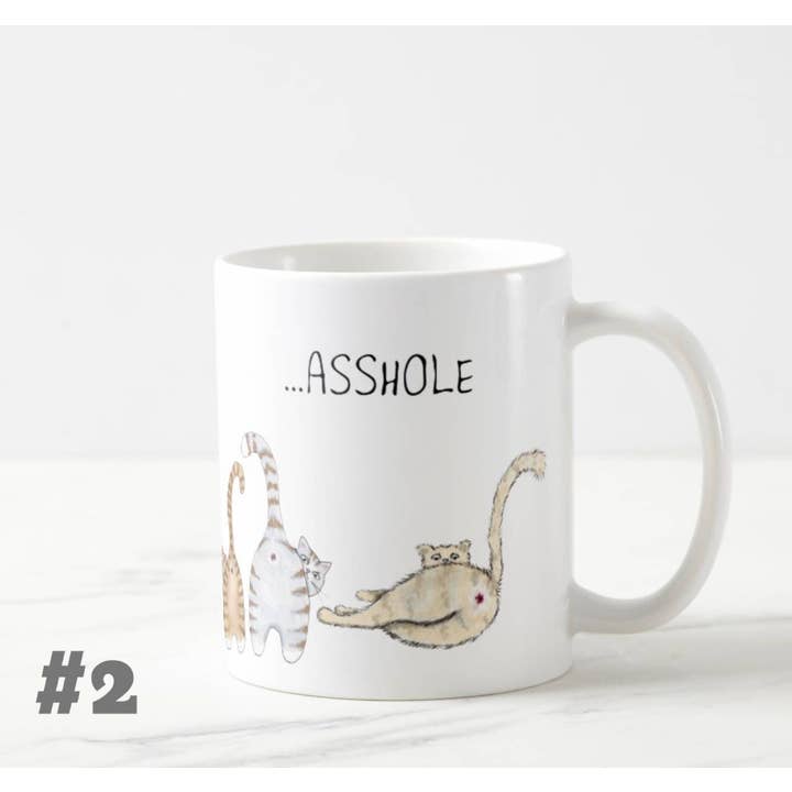 Lemon Zesty - Vendita all'ingrosso Tazza - Tazza con scritta «Rise and Shine, Asshole»4
