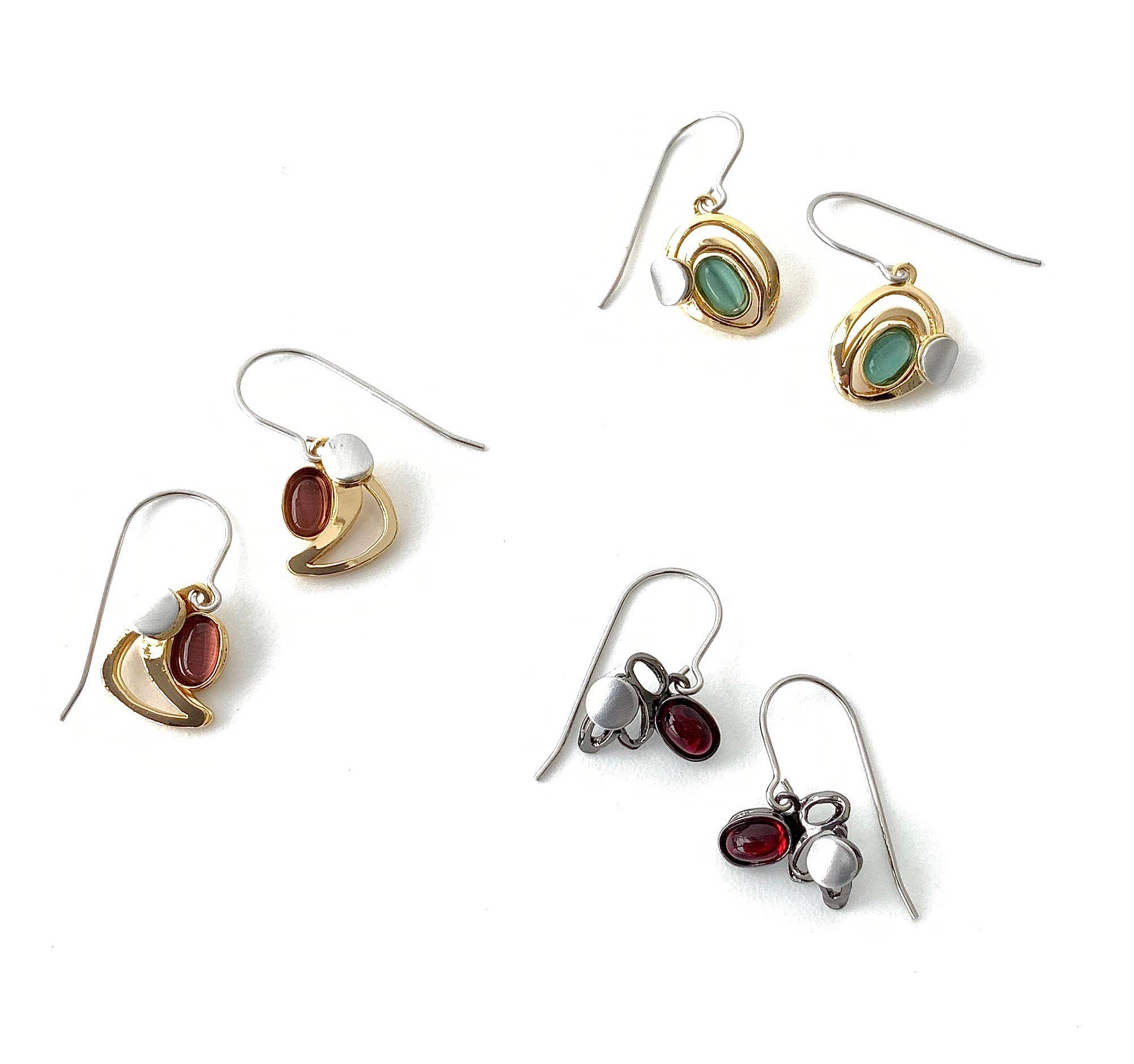 Christophe Poly / Crono Design – Engroshandel Smykkesæt – ØRERINGE Forpakning (DW12.1) - 15x Mini WireEars & Gratis Displays23