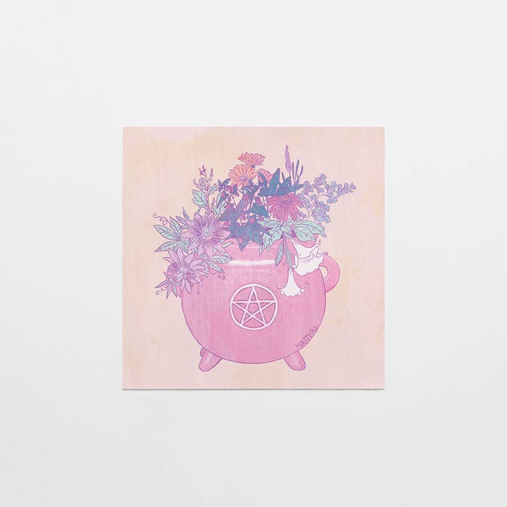 Mother of the Moon - Wholesale Art Print - Garden Cauldron 4x4 Art Print