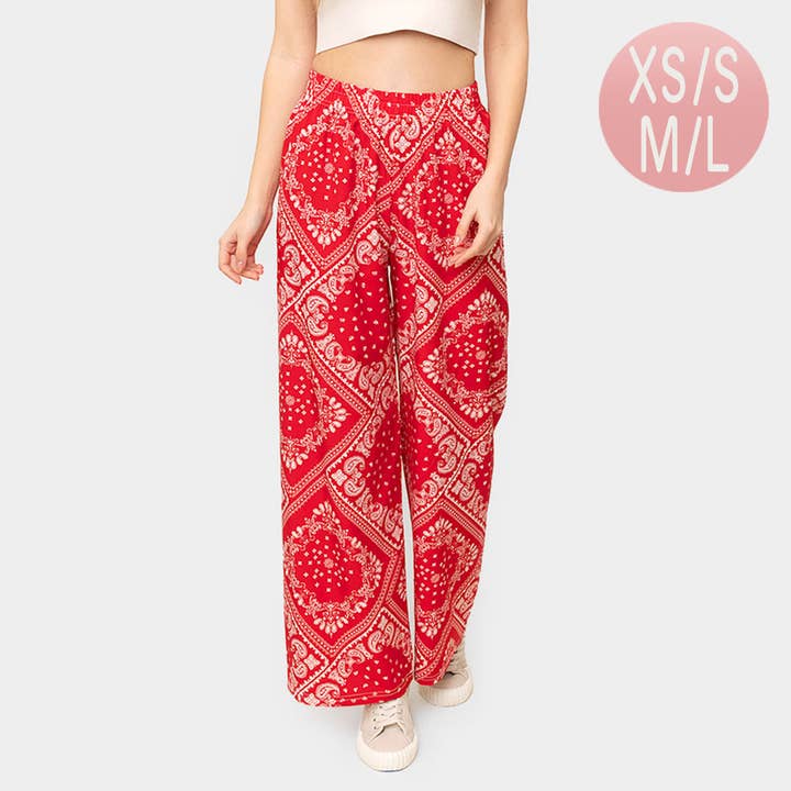 Sensibling Corp. - Wholesale Broek - Dames - Broek met paisley-print
