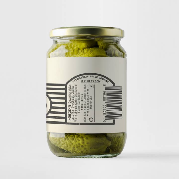 McClure's - Wholesale Pickled Vegetables - McClure's Garlic Dill Whole Pickles1