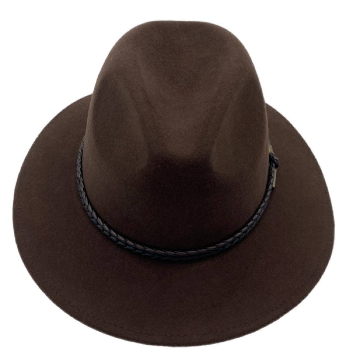 Jacaru Australia - Vente Chapeau en feutre – unisexe - Chapeau Fedora Jacaru 1847 Outback19