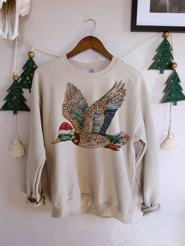 HOLIDAY BEDAZZLED DUCK for wholesale by The Walking A