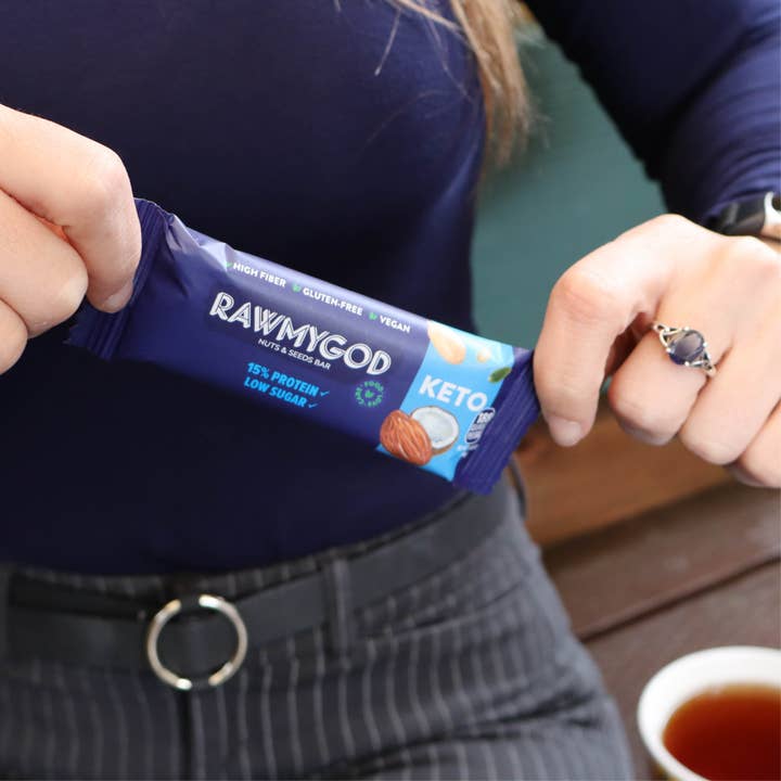Wilton Mettler LLC - Wholesale Snack Bar -
RAWMYGOD Nuts & Seeds Bar - Keto
3