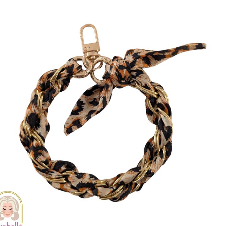 Oh Lala Porte-téléphone Léopard pour la vente par Miami Chains & Co.