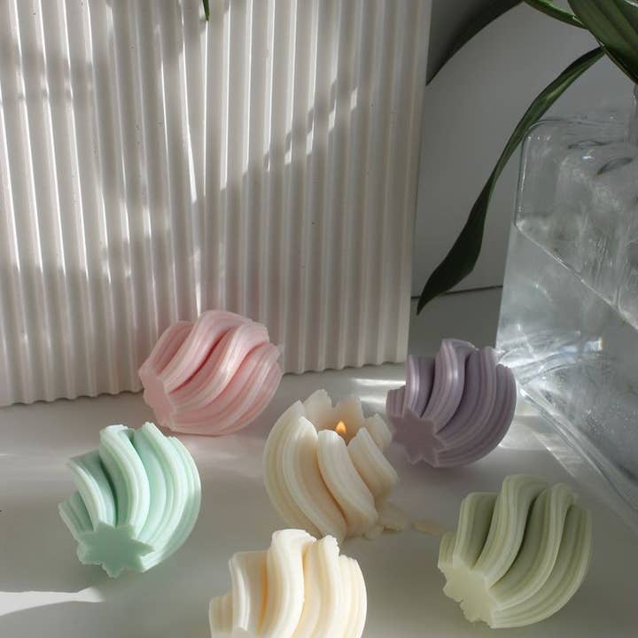 Lucerna Candles US - Wholesale Pillar Candle - Swirl Soy Wax Candle8