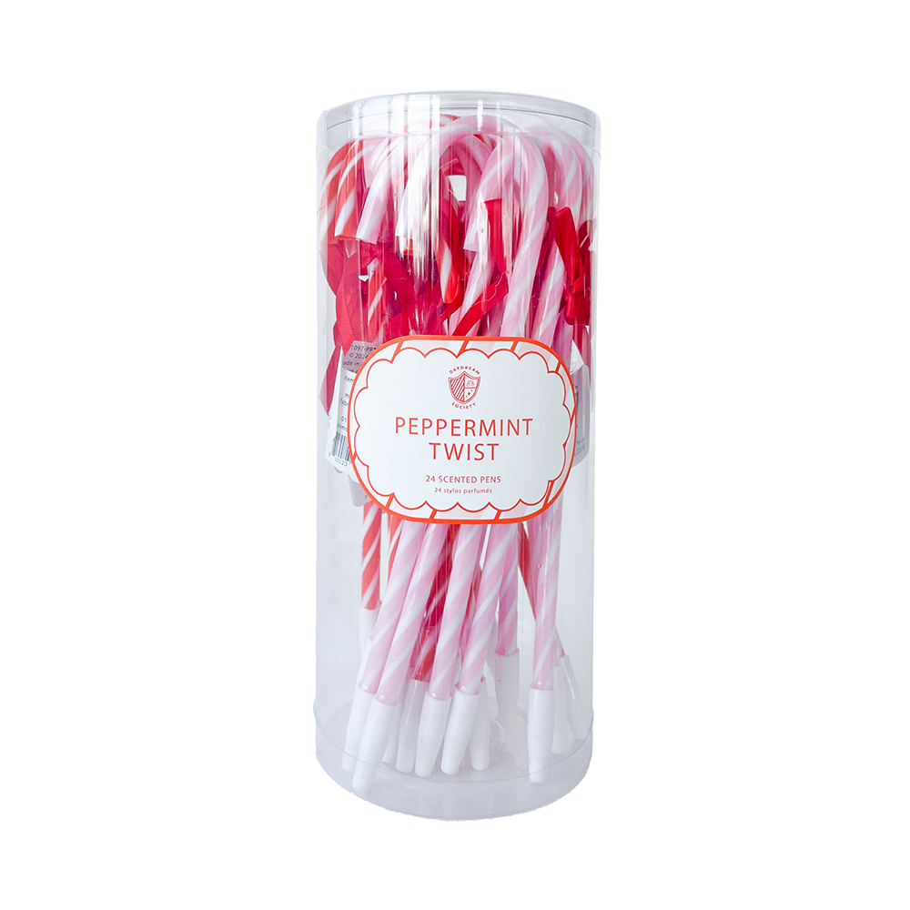 Jollity & Co. + Daydream Society - Wholesale Pen - Candy Cane Pens- Case Pack of 240