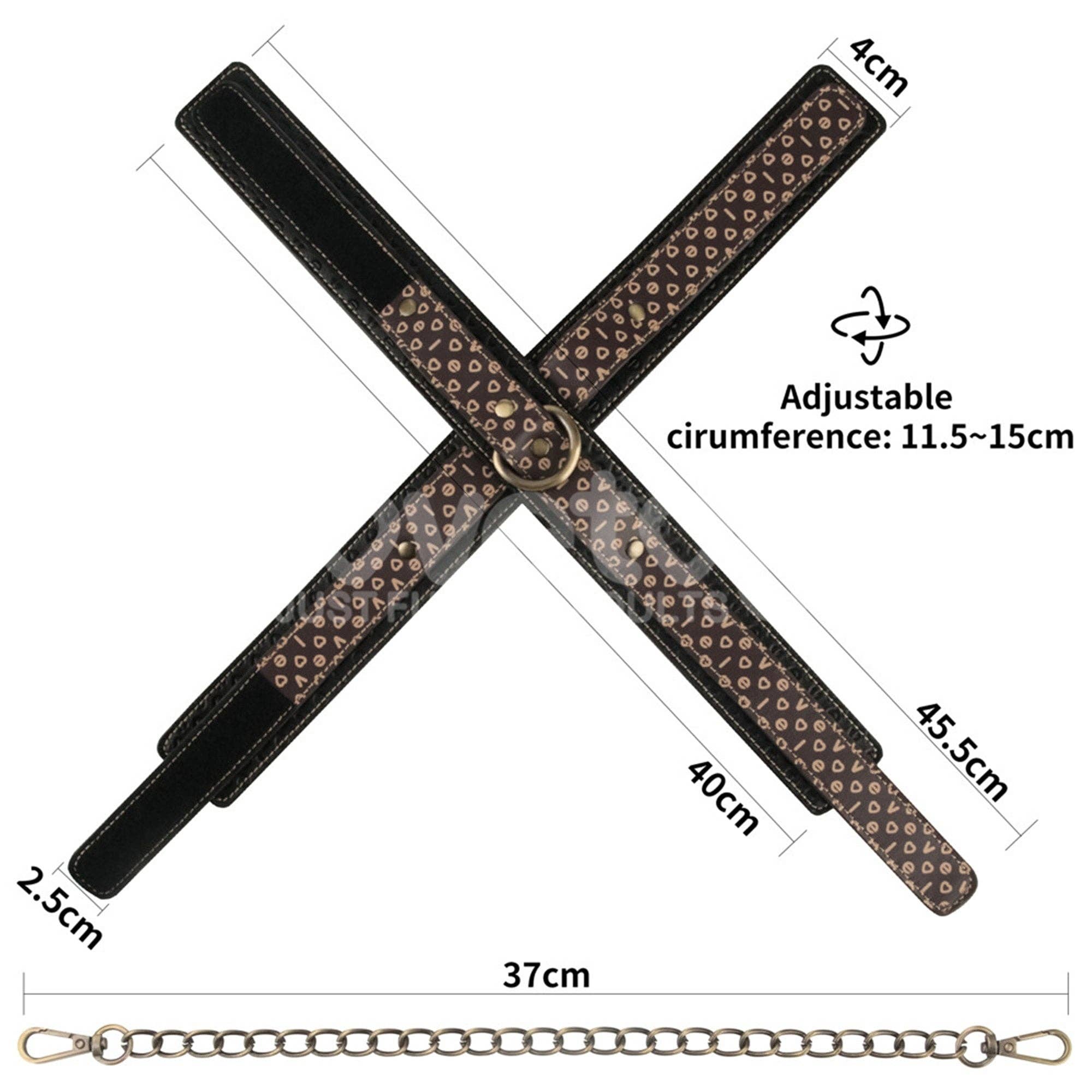 LOVETOY - Wholesale Sex Toy - Rebellion Reign Crossed Handcuffs2