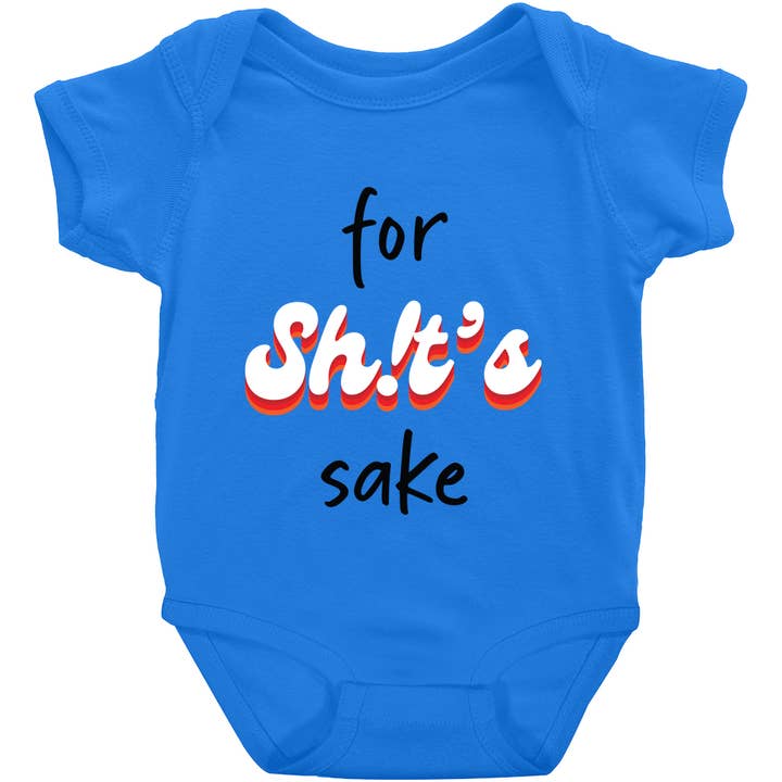 Per l'amor del cielo design a maniche corte 3 per la vendita all'ingrosso da parte di Potty Mouth Tots