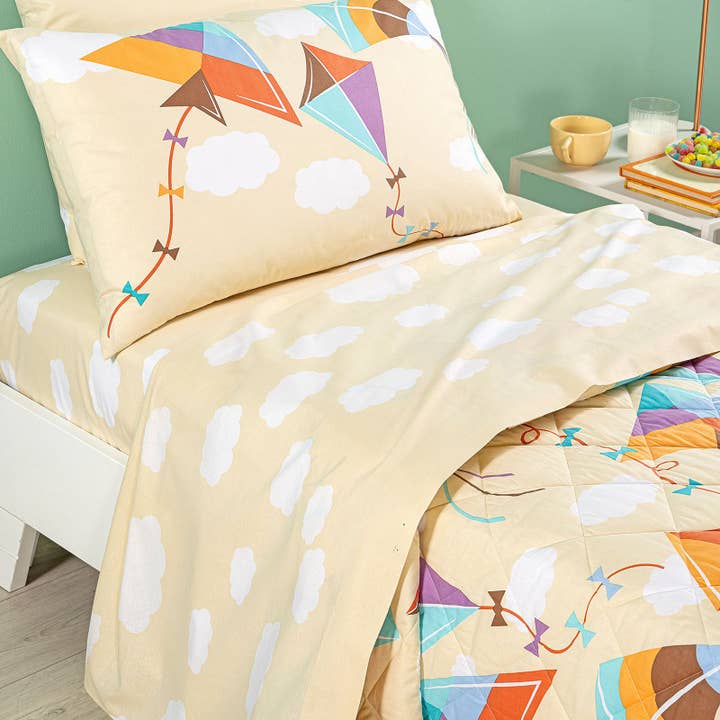 Komplet Sengesæt til Enkelt og Halvanden Seng Aquiloni Caleffi Kids, i bomuld for engroshandel hos caleffi spa
