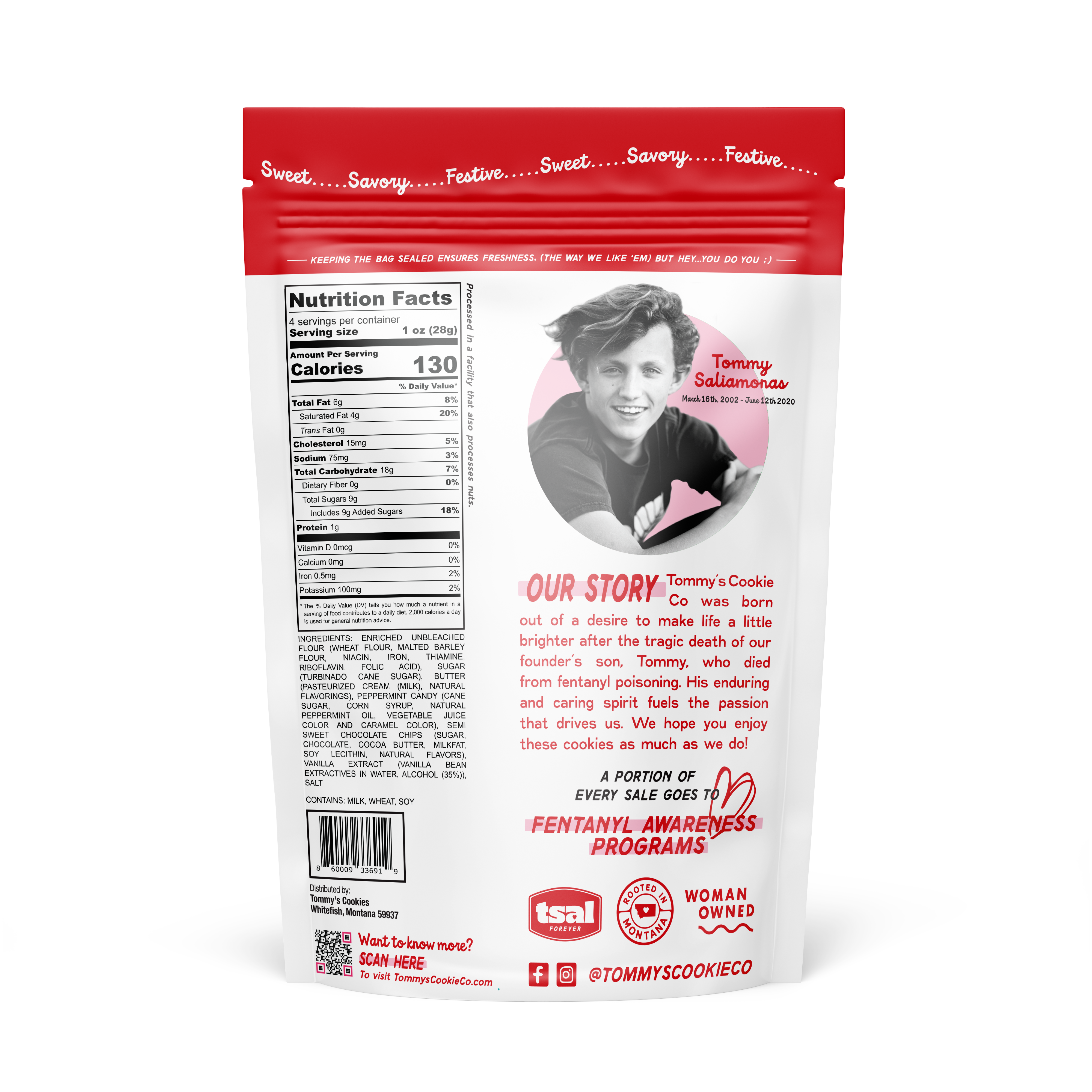 Tommy's Cookie Co. - Wholesale Cookie - Tommy's Cookie Co. Peppermint Cookie Brittle 1