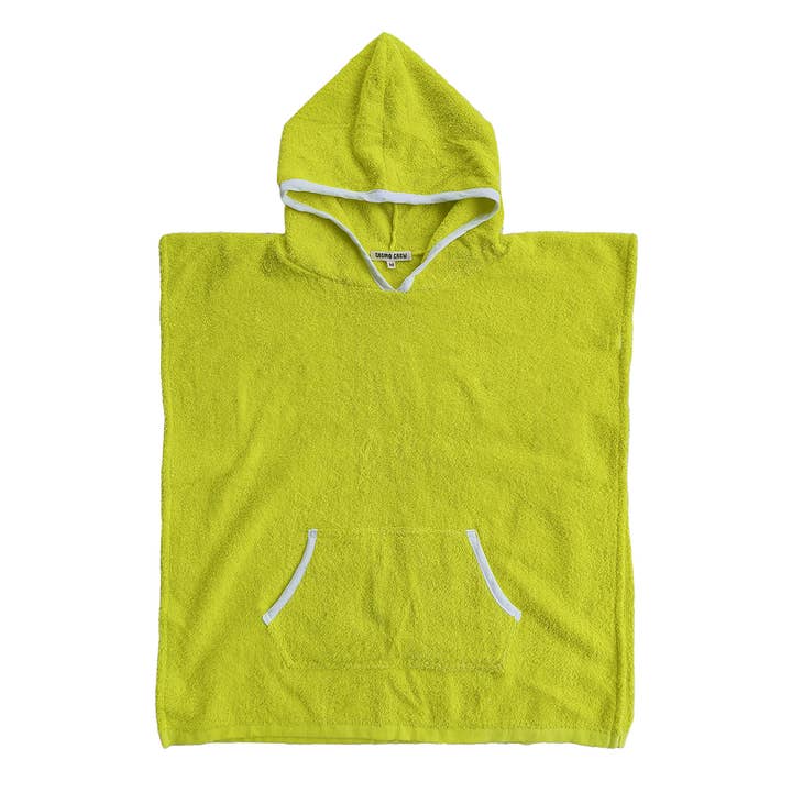 Lemon Lime Poncho Terry Cotton for wholesale by Cosmo Crew