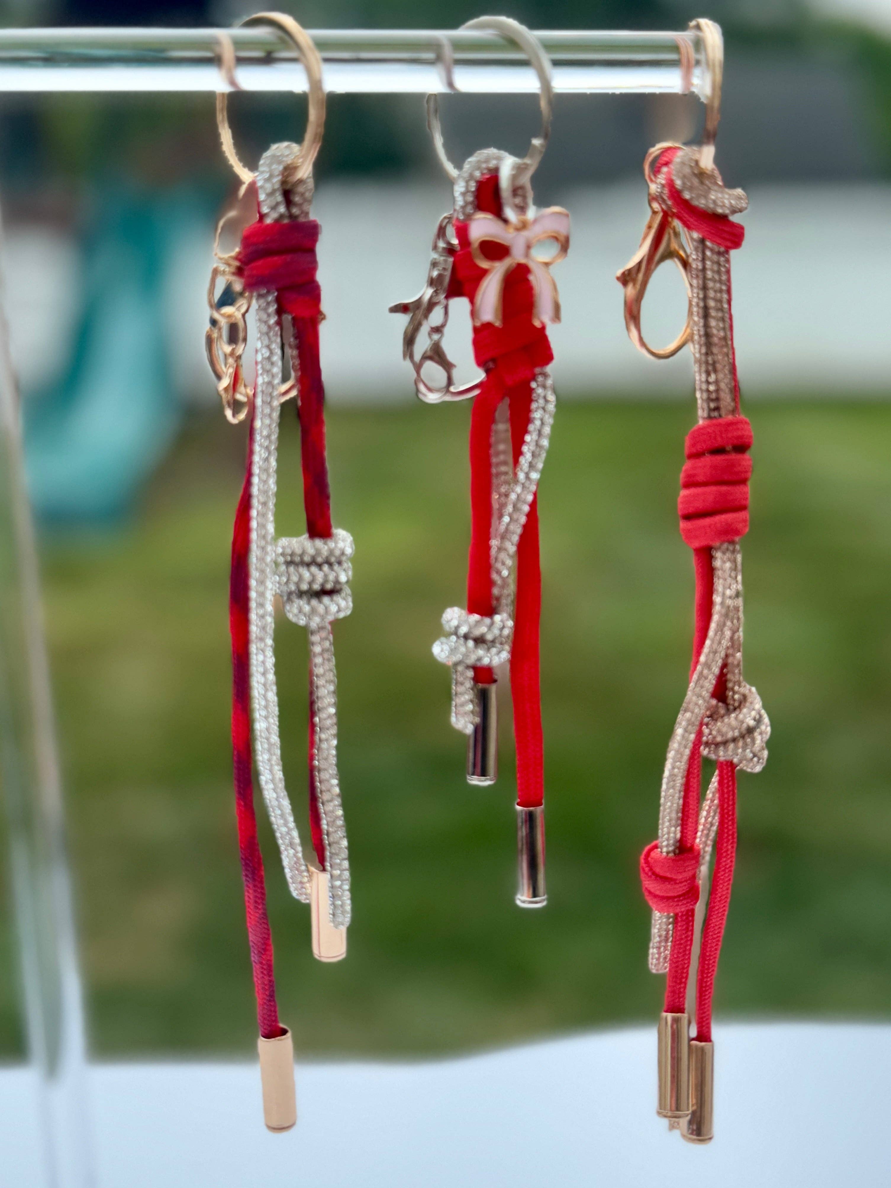 AL Designworks - Wholesale Keychain - Women's - Rope & Rhinestone Bag Charm10