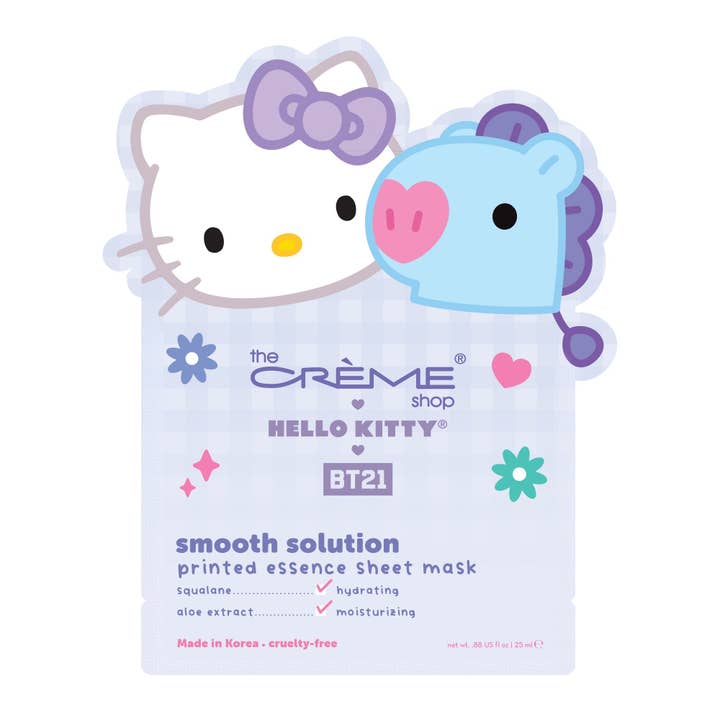 GenFresh - Wholesale Skincare Face Mask - Hello Kitty & BT21 Smooth Solution Printed Essence