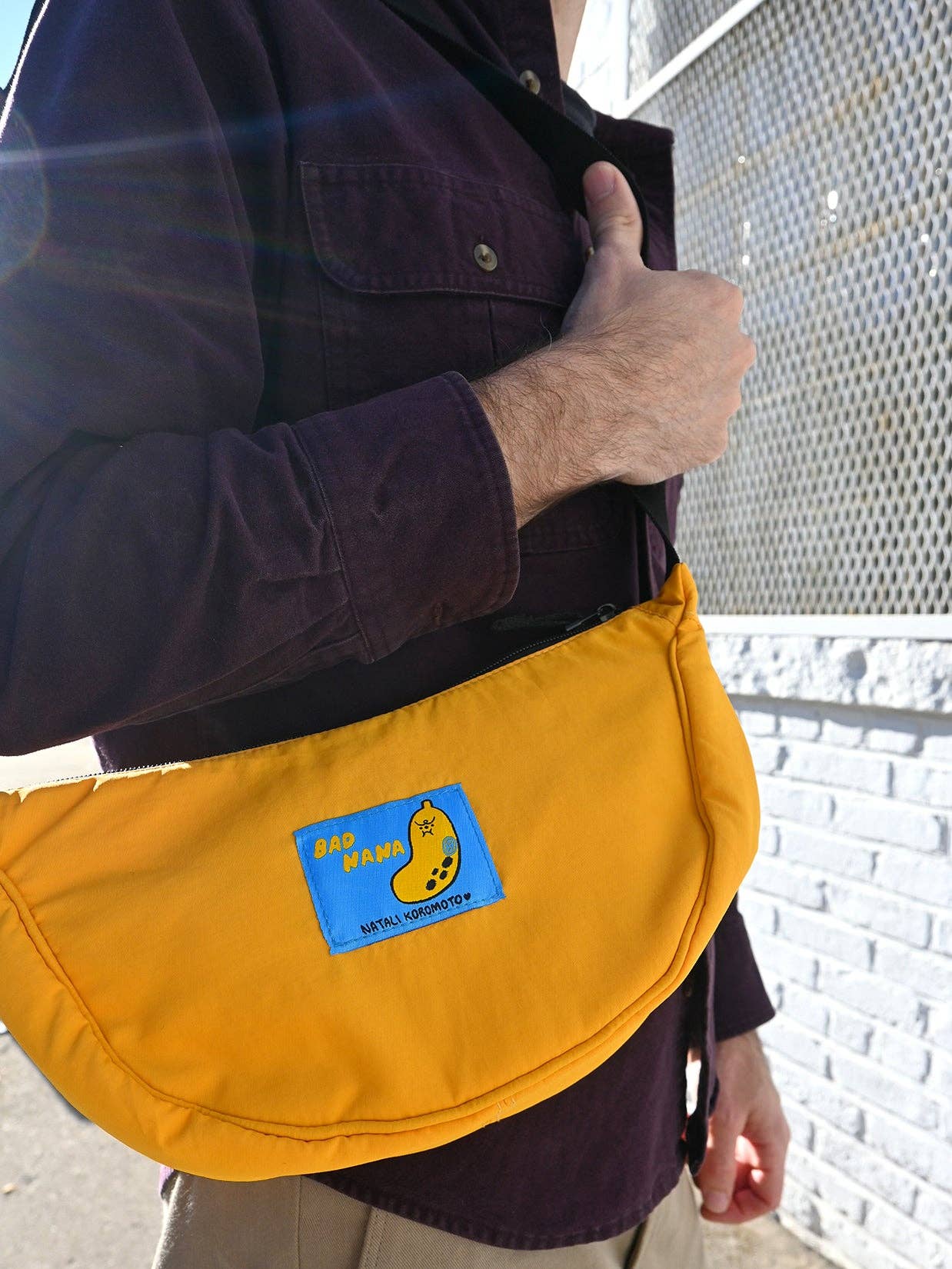 Natali Koromoto - Wholesale Crossbody Bag - Unisex - "Bad-nana" Crescent Bag8