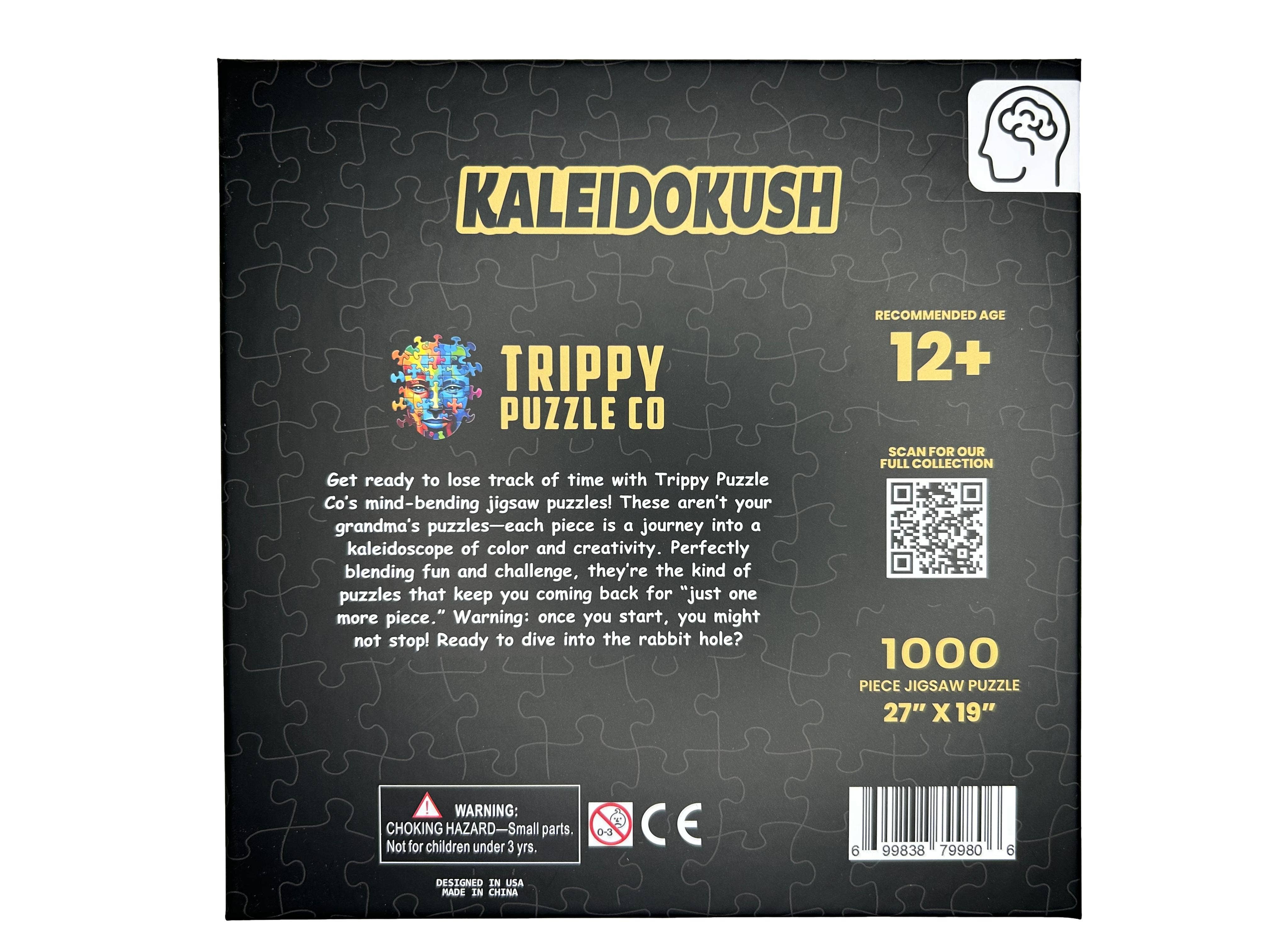 Trippy Puzzle Co - Vendita all'ingrosso Puzzle - Adulti - Puzzle classico per adulti KaleidoKush 1000 pezzi3