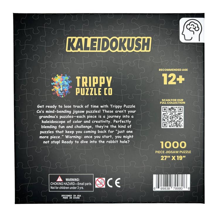Trippy Puzzle Co - Vendita all'ingrosso Puzzle - Adulti - Puzzle classico per adulti KaleidoKush 1000 pezzi3