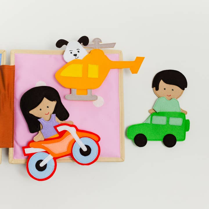 Educating AMY Ltd - Wholesale Baby & Toddler Book (0-2) - Fire and Rescue Creative Play Quiet Book - Maxi6