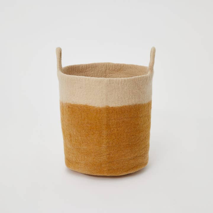 Toy Basket in Mustard - Medium and other Purchase Wholesale mustard grey. Free Returns & Net 60 Terms on Faire trending on Faire.