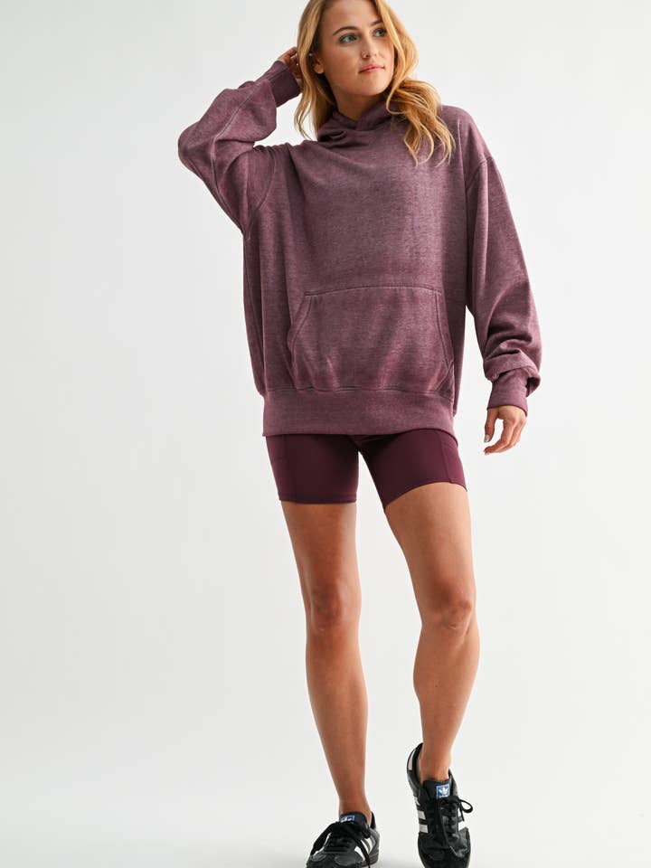 Mono B - Wholesale Hoodie - Women's - Burnout Bliss Fleece Hoodie4