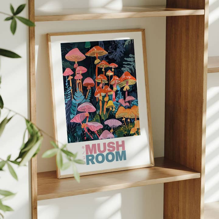 Mushroom Poster for wholesale by Enchanted Sights